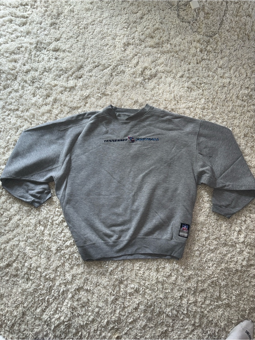Vintage Reebok Gray Crewneck with Tennessee Football Logo